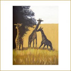 Giraffen, Acryl, 2008