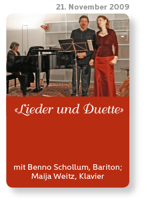 Logo-Hauskonzert 21. November 2009